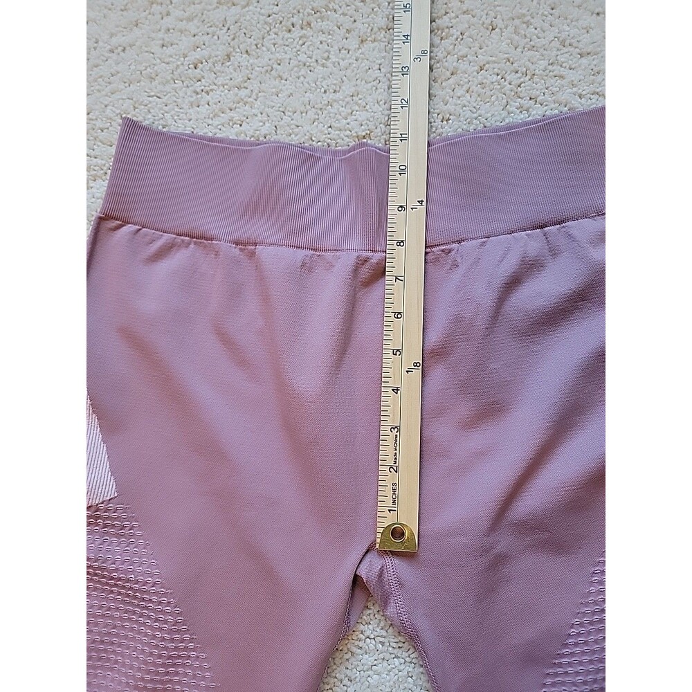 Demi Lovato Fabletics Seamless Statement Leggings XL Mauve Pink NWT - Picture 8 of 9